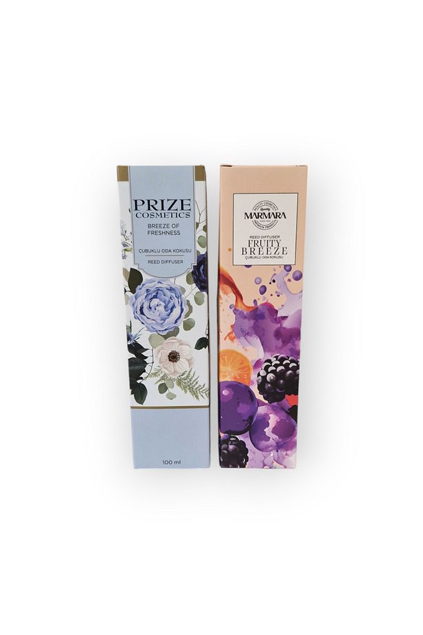 Breeze Of Freshness Çubuklu Oda Kokusu 100 ml & Marmara Fruity Breeze Çubuklu Oda Kokusu 100 ml - 1