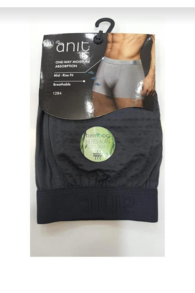 1284 ERKEK NEFES ALAN BAMBU BOXER 3 ADET - 2