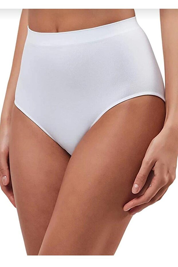 811 (A-01) High Waist Seamless Flexible Slip Panties Single Piece