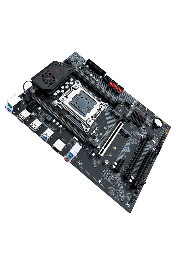 X79 Gaming6 Ddr3 1866 MHZ(128GB) Sata 3.0 USB 3.0 Çift M.2 2011 Soket Atx Anakart X79 Anakart - 3