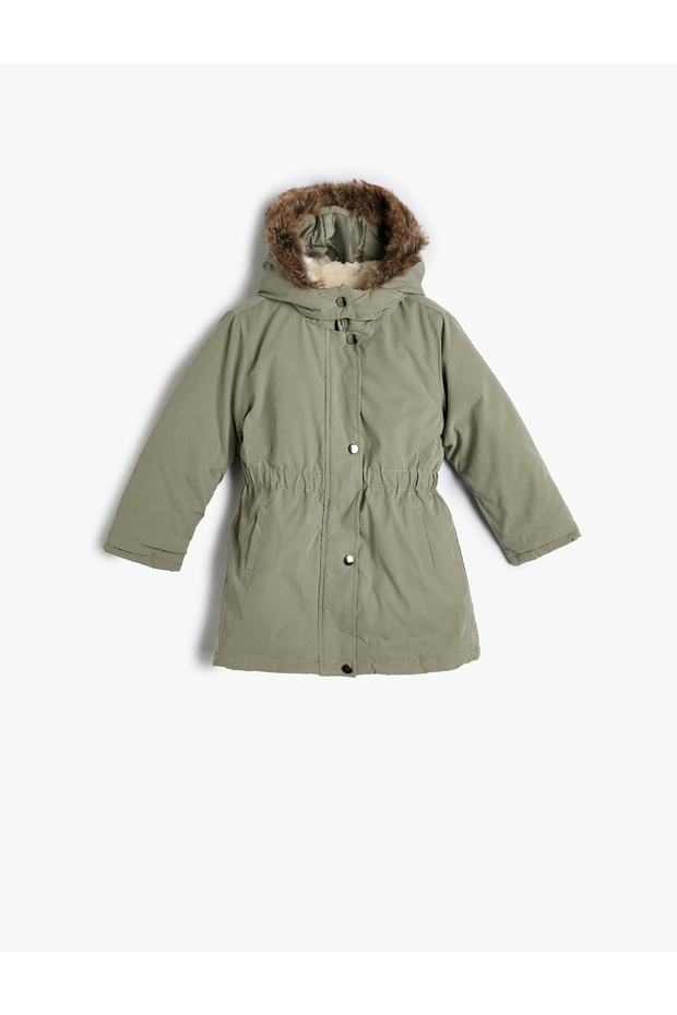 Girl's Clothing Coat 4wkg00012aw Khaki