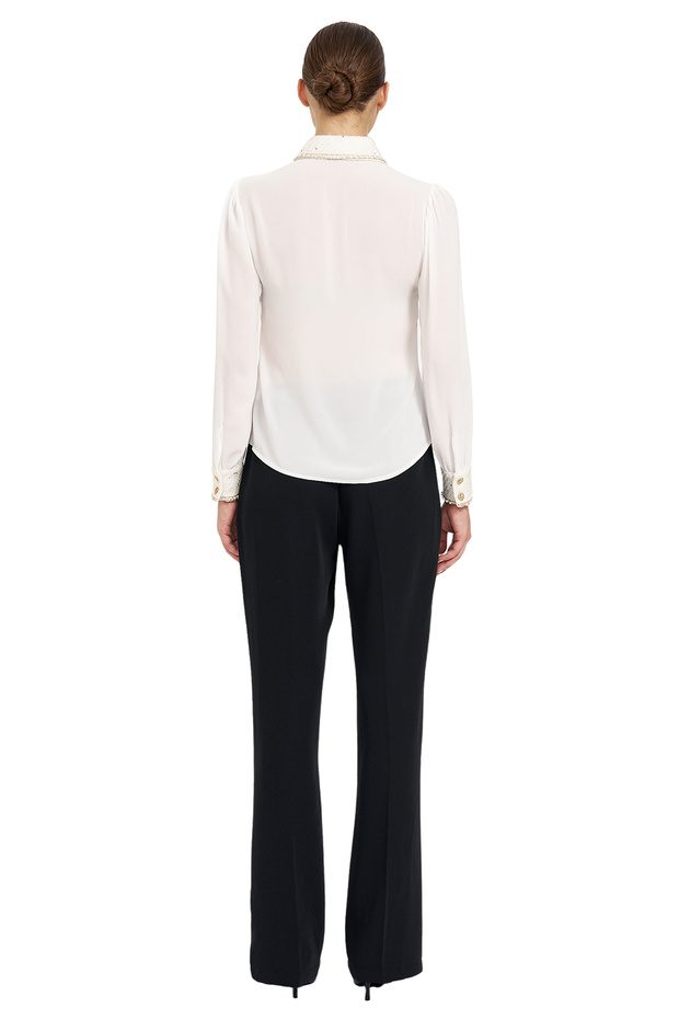 İnci İşlemeli Gömlek - 3