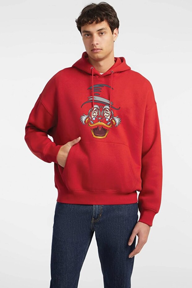 Printed Hooded Sweatshirt Fm1.109Kö