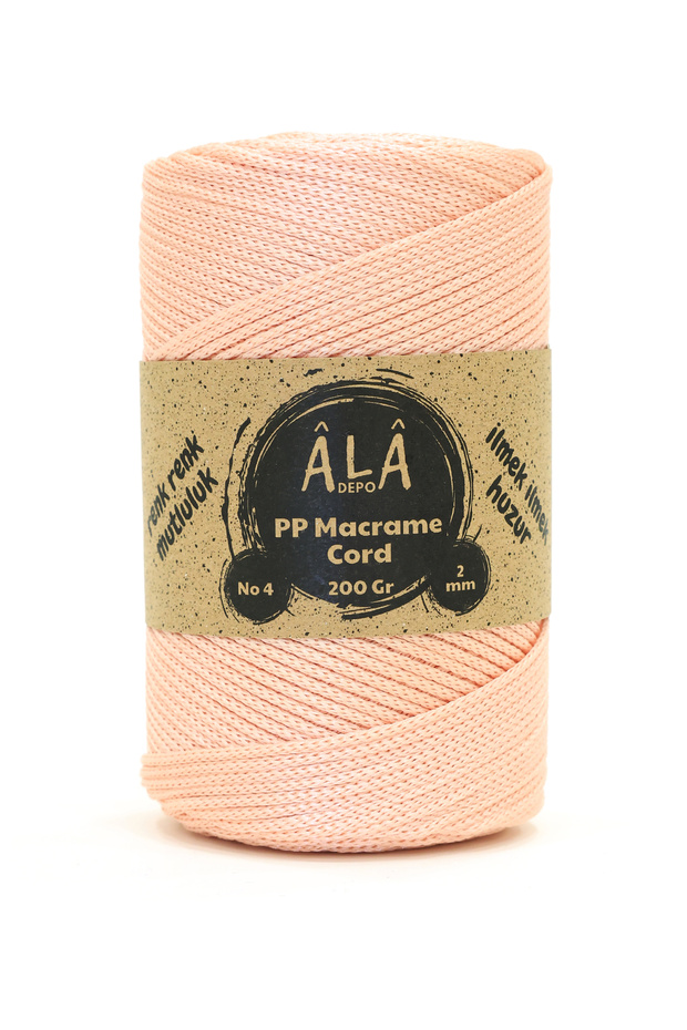 200 Gr Polyester (Pp) Macrame Thread - 2mm Thread, Supla Thread and Bag Thread - 1