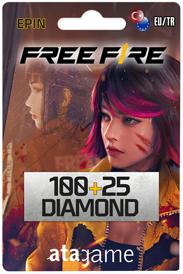 Free Fire 100+25 Elmas EU-TR