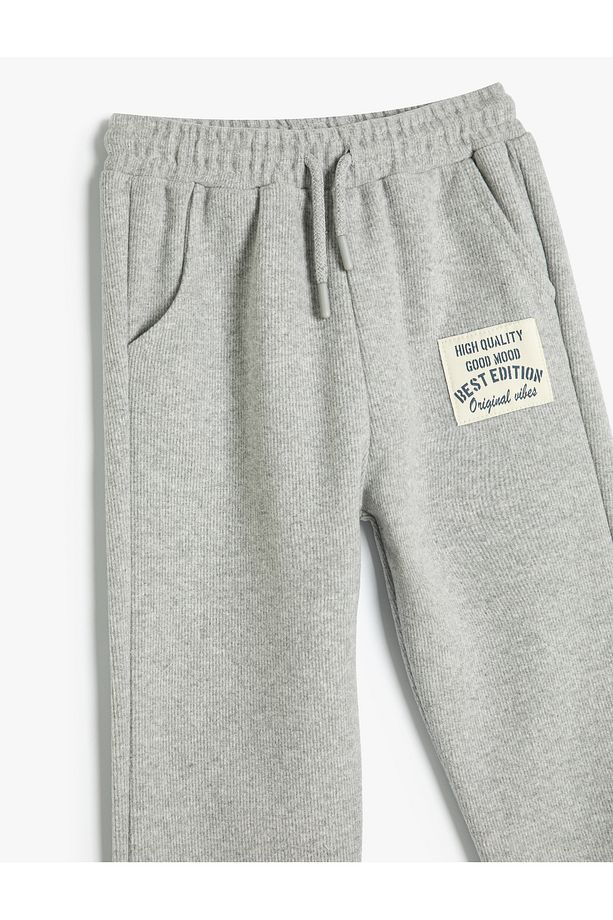 Bağcıklı Cepli Basic Jogger Pantolon - 3