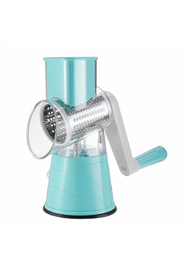 Tutma Kollu Çevirmeli Pratik Rulo Rende Drum Grater (121121) - 3