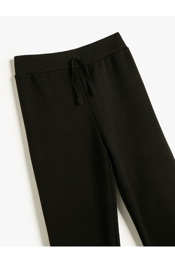 Beli Lastikli Şardonlu Basic Jogger Eşofman Altı - 3