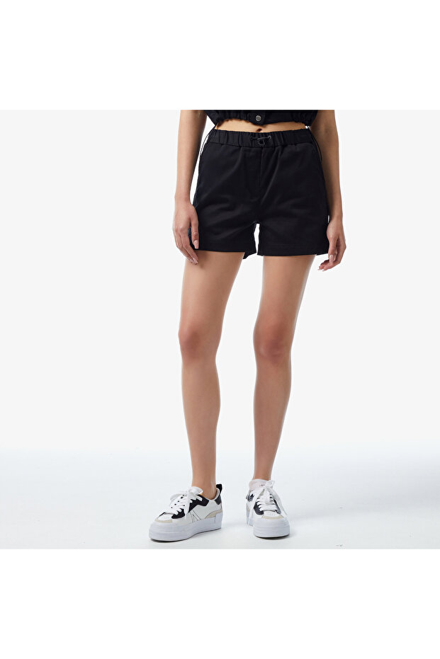 Kadın Regular Fit Siyah Şort - 3