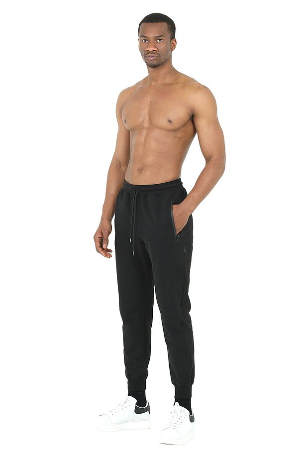 Sport Jogger Eşofman Tek Alt Siyah Nı23008 - 2
