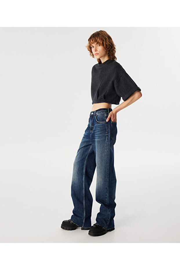 RİBANALI CROP BLUZ - 6