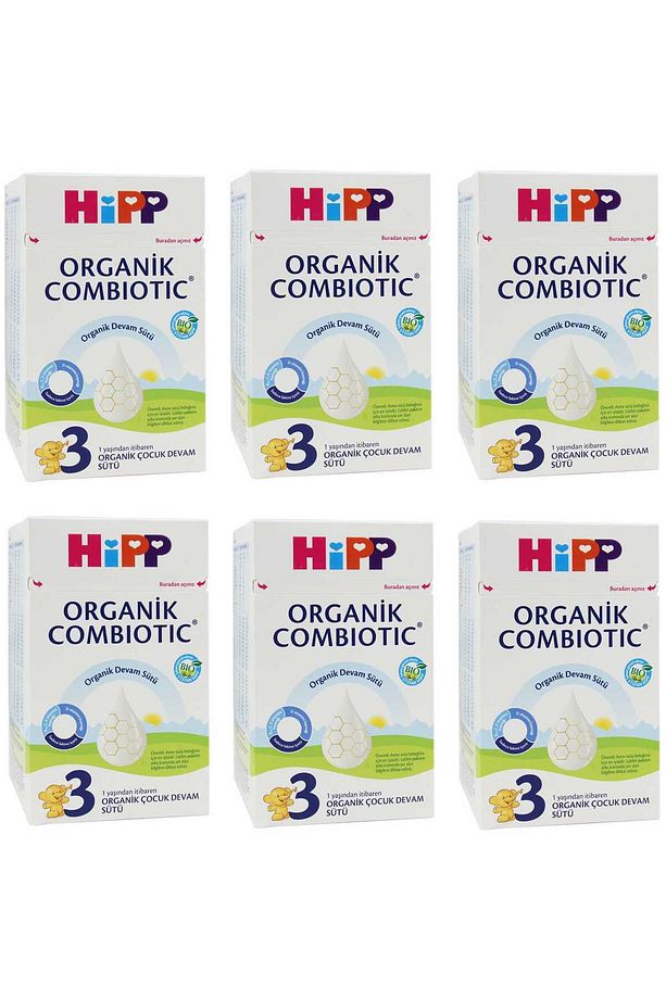 3 Organik Combiotic 800 gr Devam Sütü 6 Adet - 1