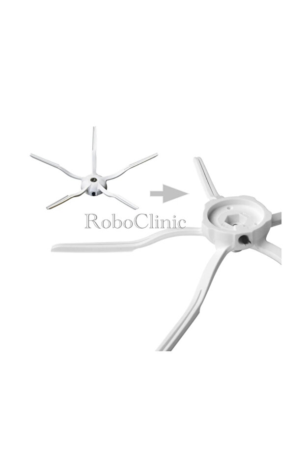 قطعتان من الفرشاة الجانبية لسلسلة Roborock Q7 - 2