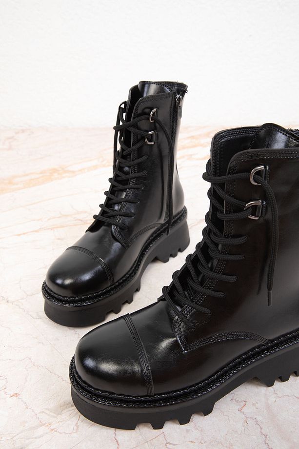 Siyah Kadın Bot & Bootie 19755 - 4