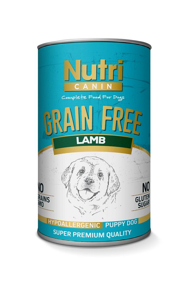 Puppy %92 Kuzu Etli Tahılsız 400gr Yavru Köpek Yaş Maması 1 Adet - 1
