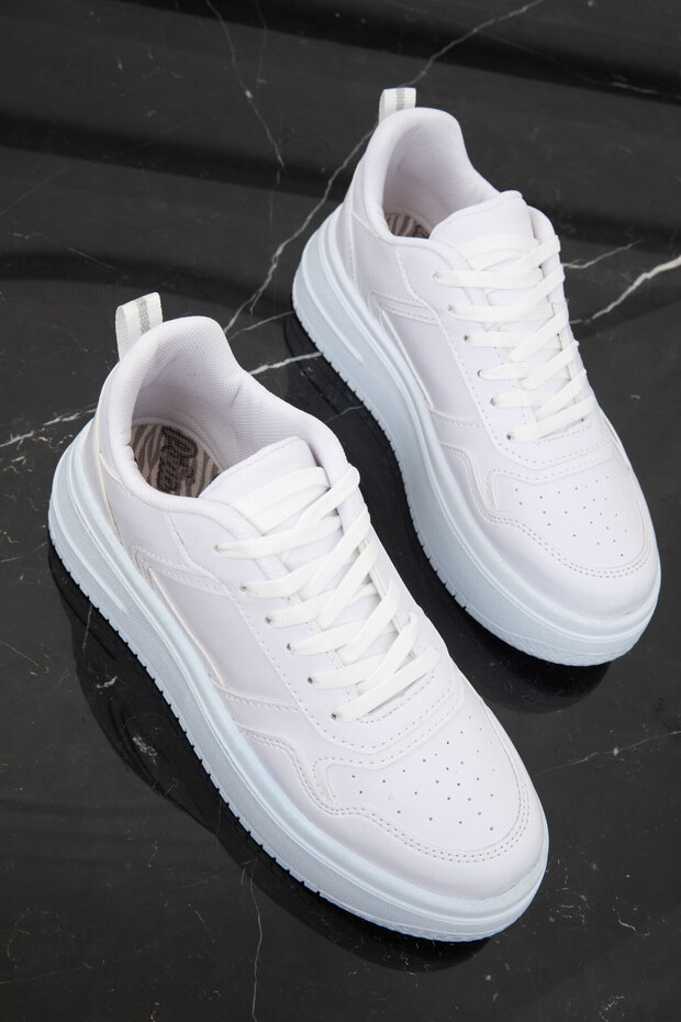 19684-es modell fehér női tornacipő - 4