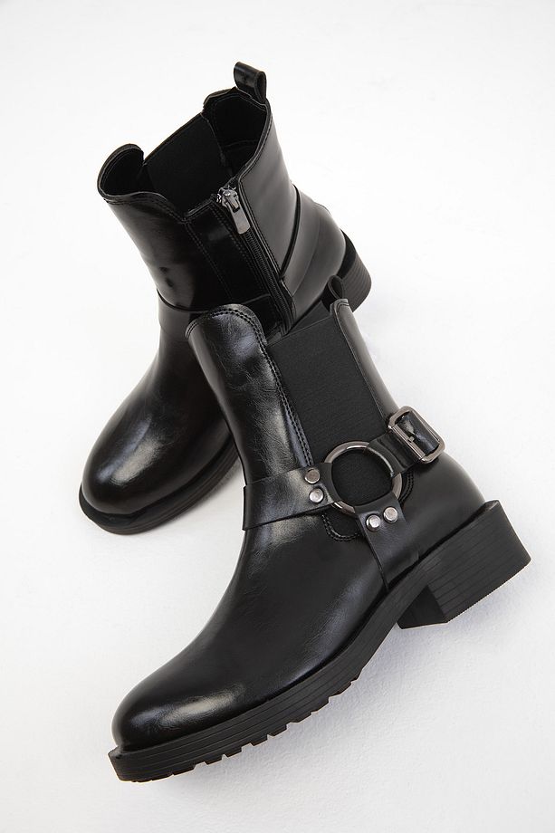 Siyah Kadın Bot & Bootie 19742 - 4