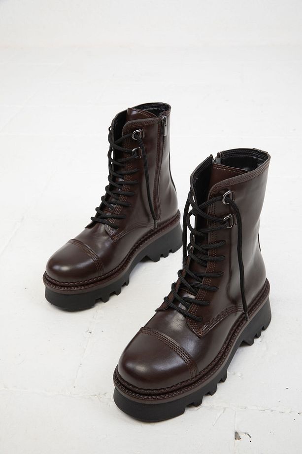 Kahve Kadın Bot & Bootie 19755 - 2