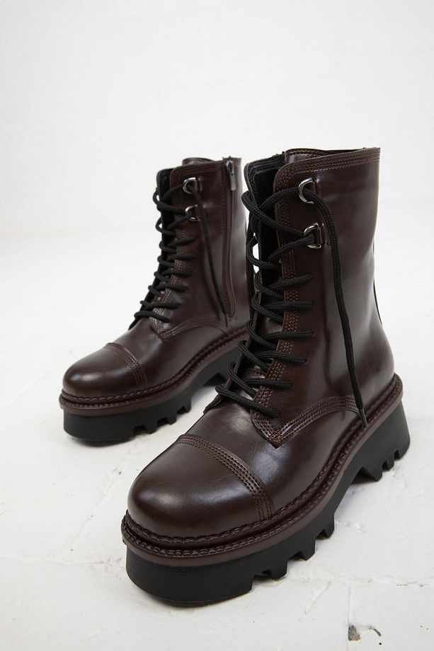 Kahve Kadın Bot & Bootie 19755 - 4