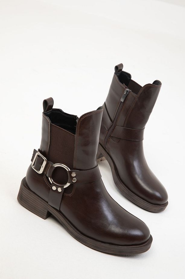 Kahve Kadın Bot & Bootie 19742 - 4
