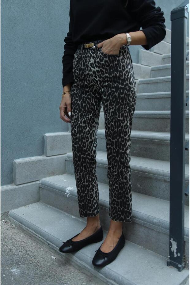 Blugi maro leopard - 2