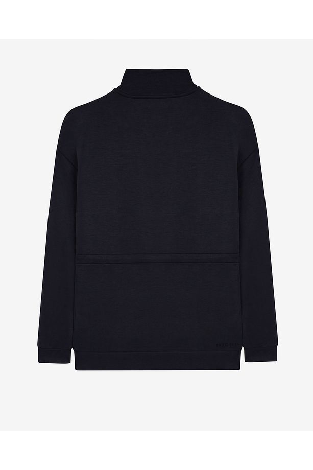 W Soft Touch Full Zip Jacket Kadın Siyah Fermuarlı Eşofman Üstü S232183-001 - 8
