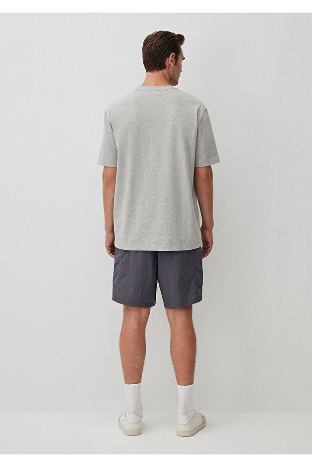 Μπλουζάκι Grey Loose Cut Basic - 0612289 -80196 - 3