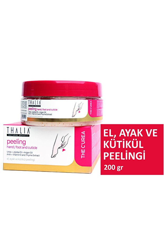 Thalia Üre & jojoba Yağı İçerikli Onarıcı El & Ayak Kütikül Bakım Peelingi 200gr