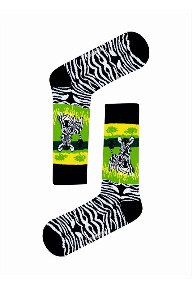 5-Piece Cool Animals Patterned Socket Sock Box - 6