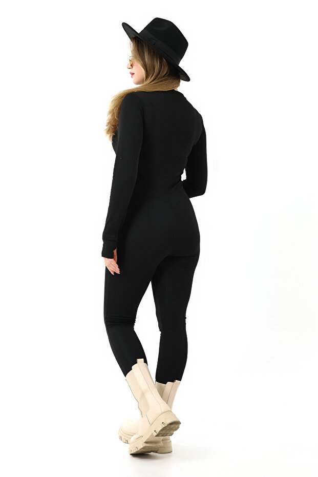 Winter Long Fleece Jumpsuit Jumpsuit - Γυναικεία - 8