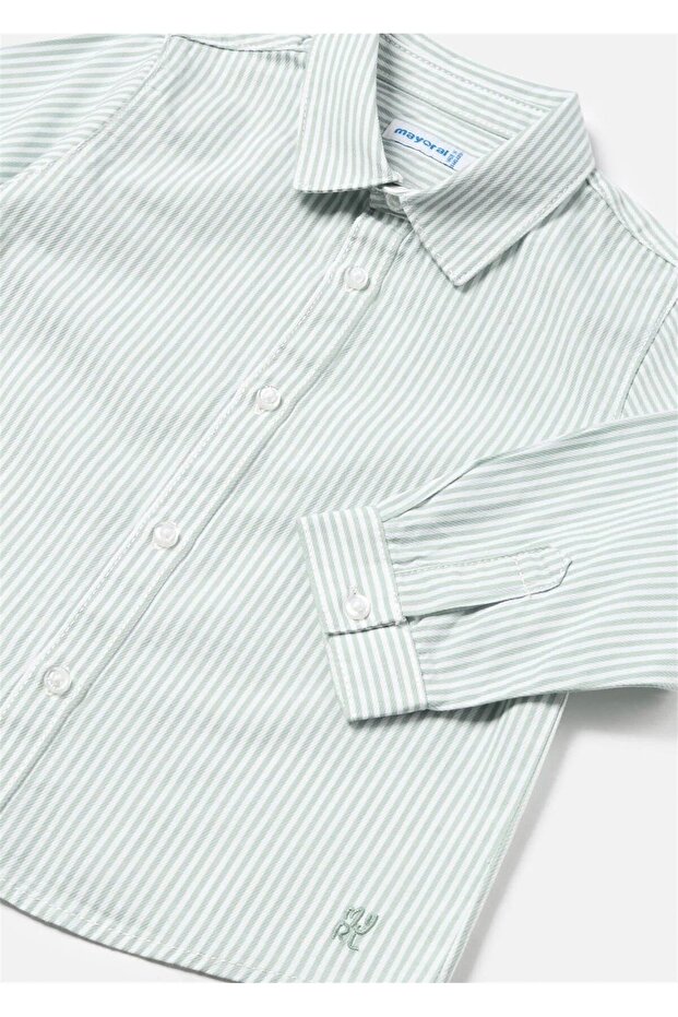 Erkek Bebek Basic Gömlek Mint 124 - 2