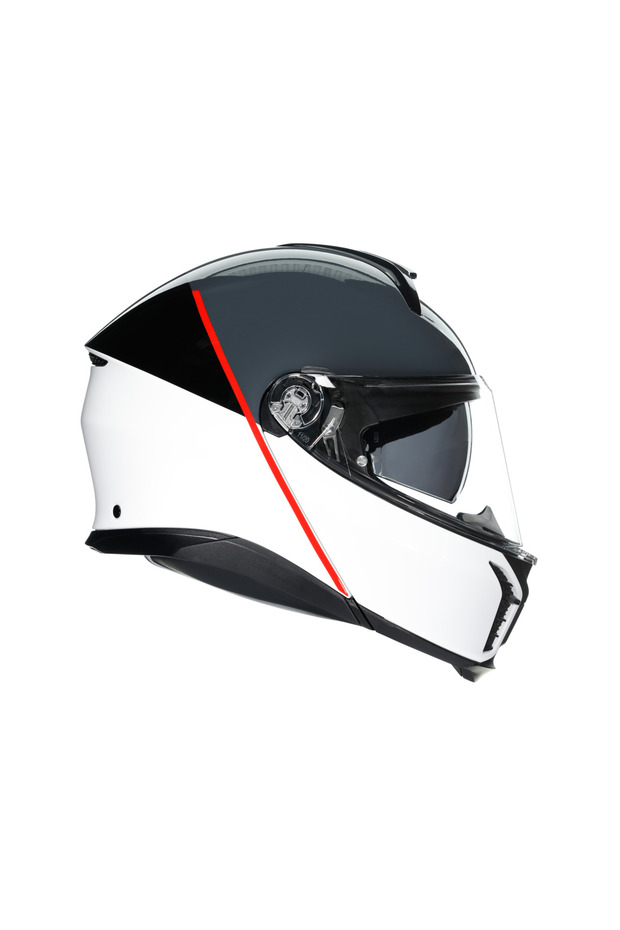 Tourmodular Mlt Balance White Grey Red Çene Açılır Kask - 1
