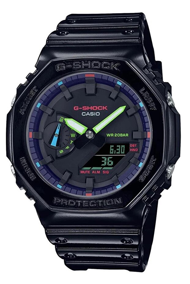 G-SHOCK GA-2100RGB-1ADR Erkek Kol Saati - 1