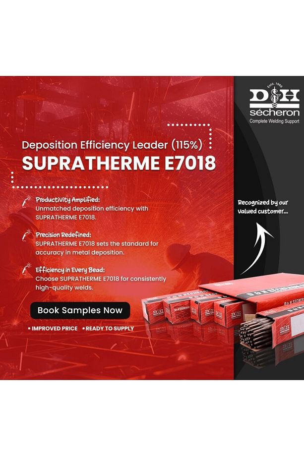 Supratherme E7018 3.15mmx450mm(UZUN) Bazik Kaynak Elektrodu 100adet - 2