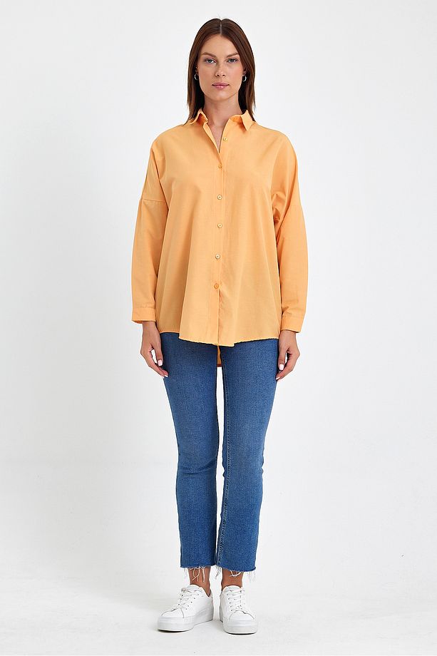 Oversize Uzun Basic Gömlek Ds22yb113900 - 2
