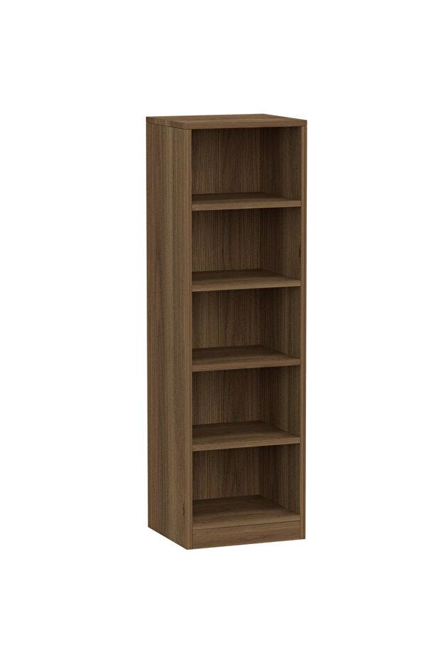Wooden Storage Display Shelves 5-Tier Freestanding, Zabrano