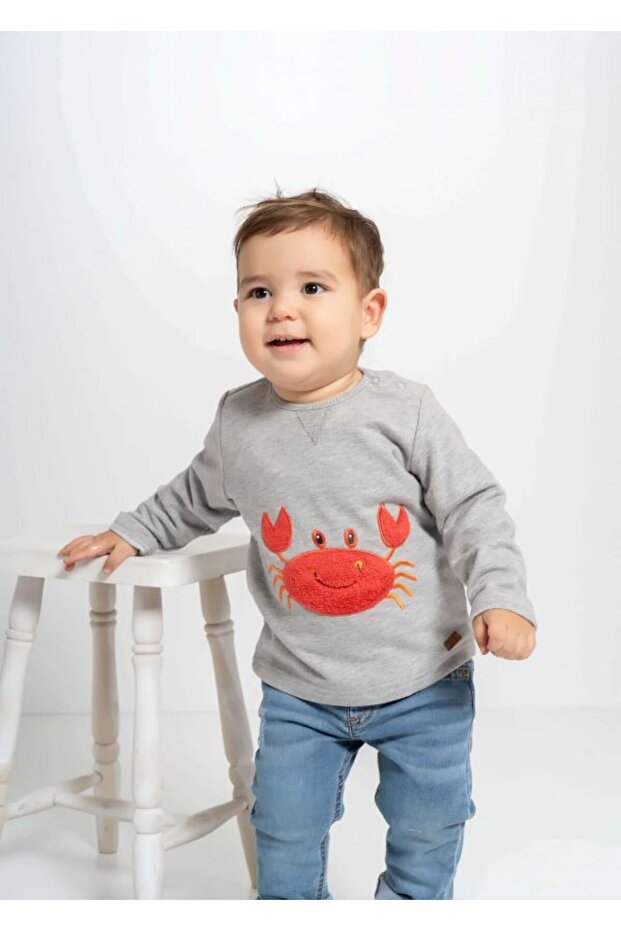 سترة مطرزة على شكل سرطان البحر - 3