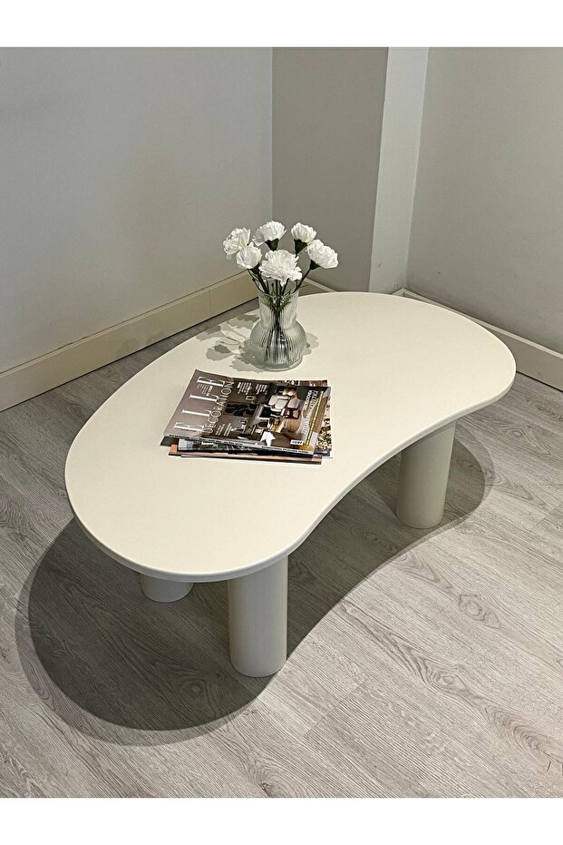 Bella Orta Sehpa Krem - 7