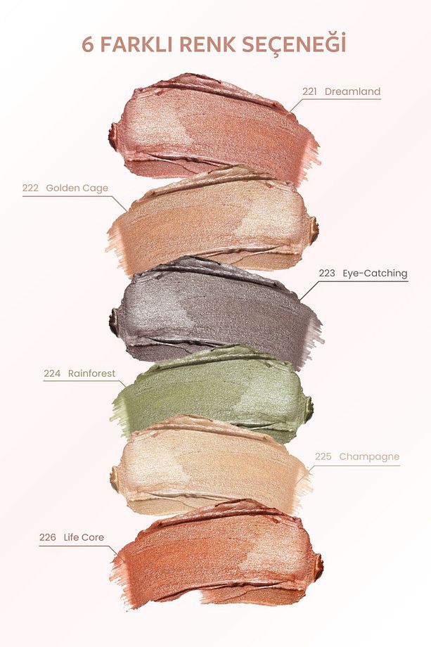 Glow Liquid Eyeshadow - Likit Far 226 Life Core - 4