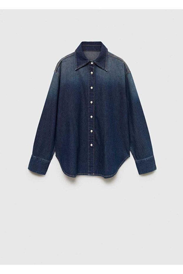 Geniş kesim gömlek ceket - 3