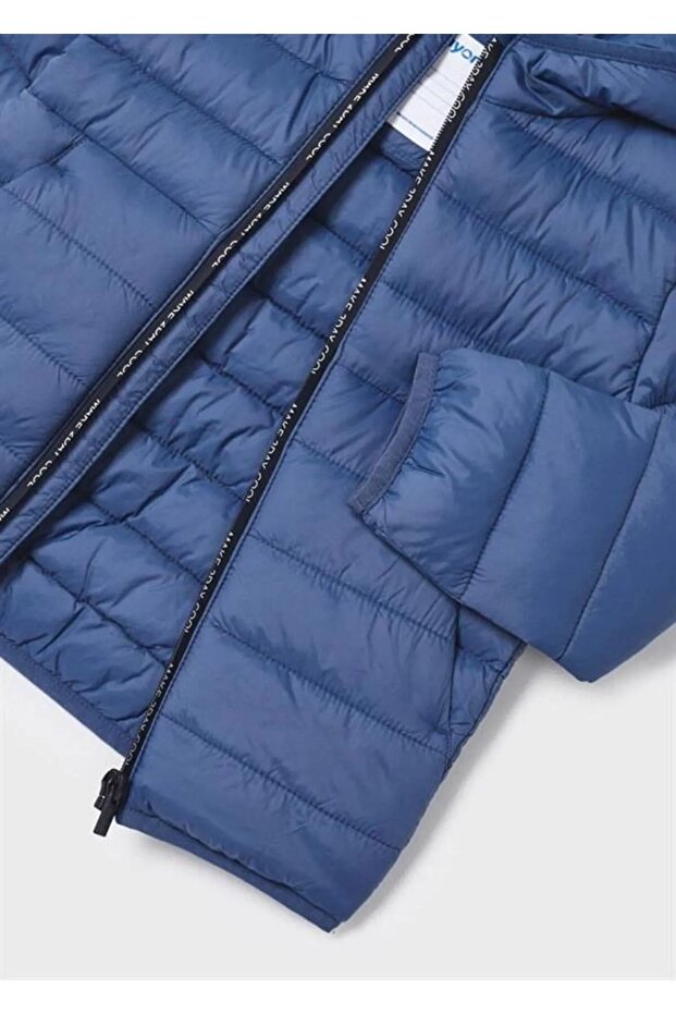 Erkek Çocuk Kapüşonlu Basic Mont 4437 - 3