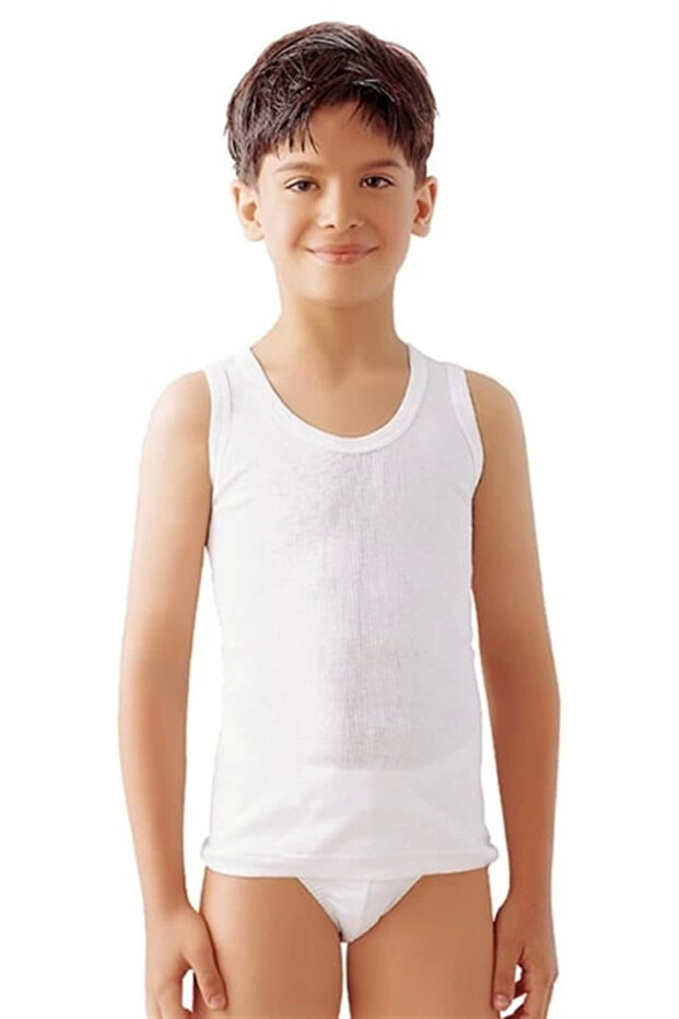 Double Tiger 775 Rib Fabric Boys' Tank Top