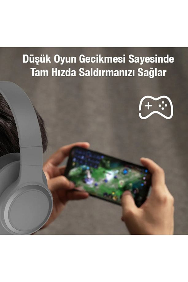 Yeni Nesil Şık Ergonomik Tasarım Extra Bass Kablosuz Bluetooth Mikrofonlu Spor Kulaklık Sd Kartlı - 2