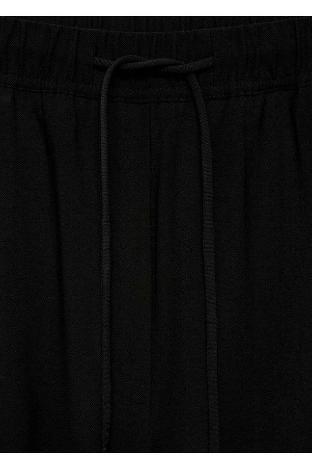 Bağcıklı jogger pantolon - 7