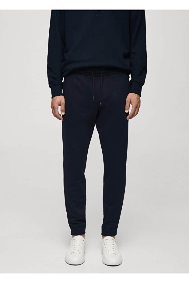 İpli pamuklu jogger - 1