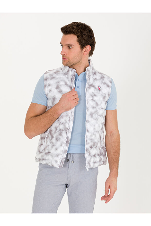 White Slim Fit Coat Vest 50266091-Vr013