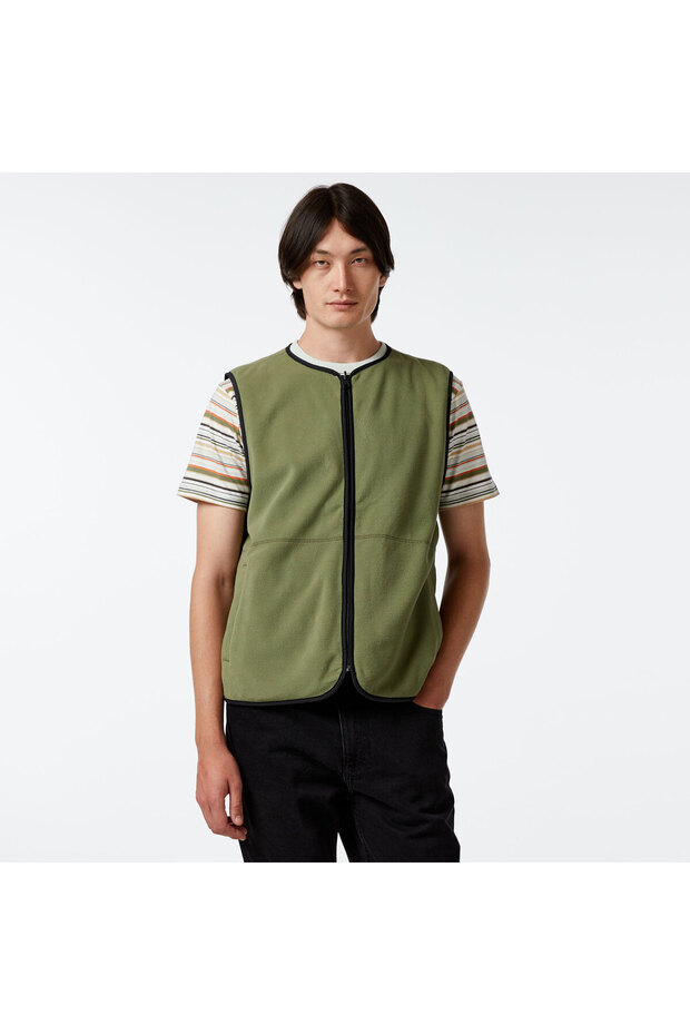 Rosewood Reversible Vest Men's Green Jacket