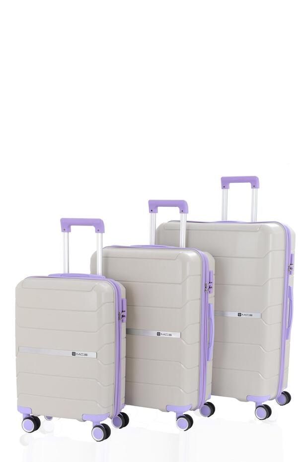 Mçs Üçlü Polipropilen Valiz Seti V366 - 1