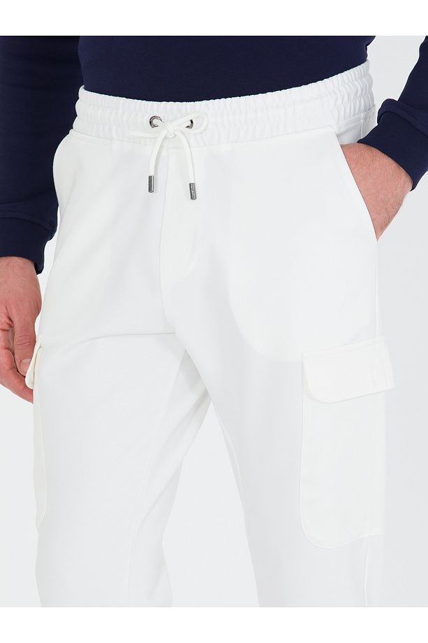 Ekru Jogger Fit Eşofman Altı 50265568-VR019 - 5
