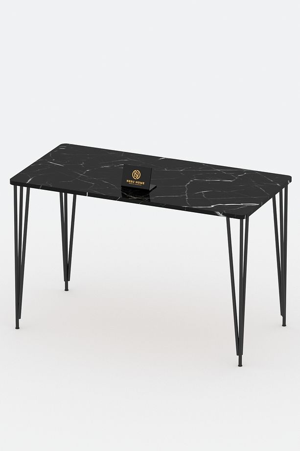 60 x 120 Metal Ayaklı Mutfak Masası Yemek Masası Çalışma Masası - 3